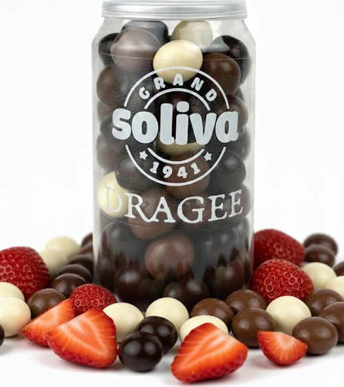 Grand Soliva Çikolata Draje 230 g - Çilekli