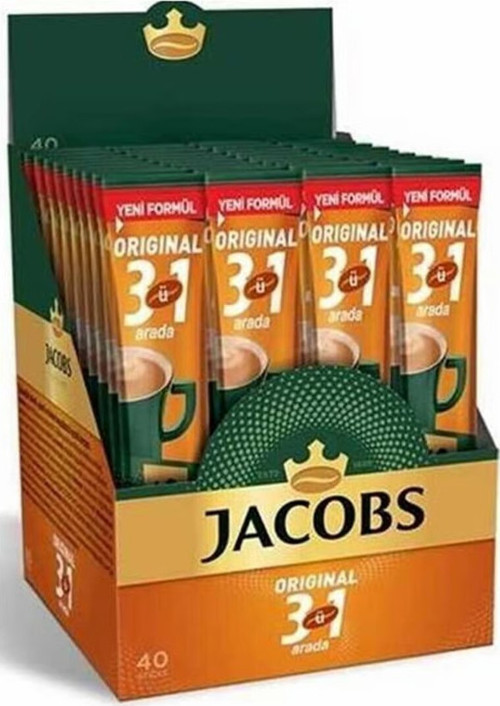 Original 3'ü 1 Arada Kutu (40 x 16g) Karışım Kahve