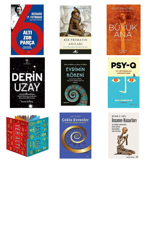 Alfa Yayıncılık Altı Zor Parça: Einstein Göreliliği, Simetri Ve Uzayzaman... +8 Bilim Kitabı