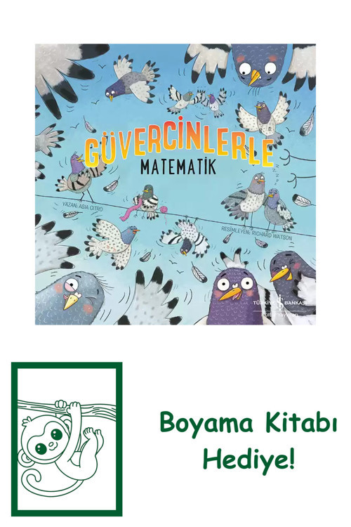 İş Bankası Kültür Yayınları Güvercinlerle Matematik + Yapışkanlı Not Kağıdı