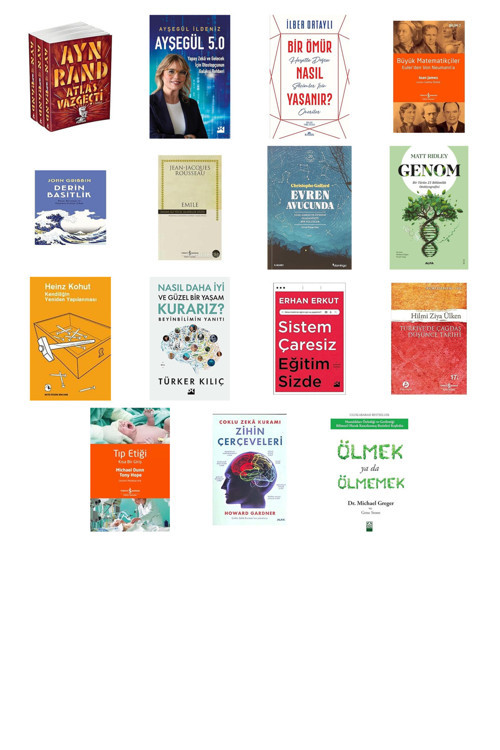 Alfa Yayıncılık Atlas Vazgeçti (3 Kitaplık Set)... +14 Bilim Kitabı
