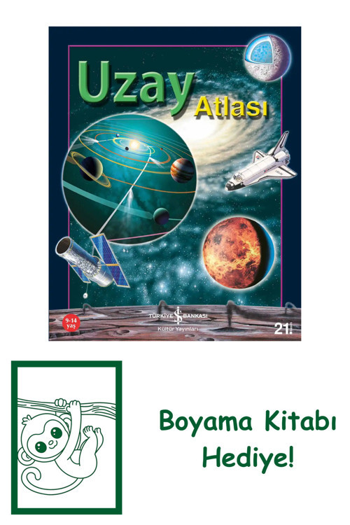 İş Bankası Kültür Yayınları Uzay Atlası + Yapışkanlı Not Kağıdı