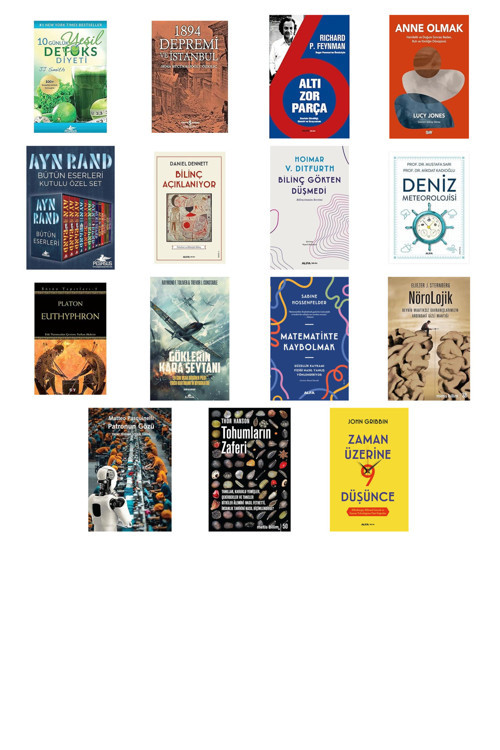 Alfa Yayıncılık 10 Günlük Yeşil Detoks Diyeti... +14 Bilim Kitabı