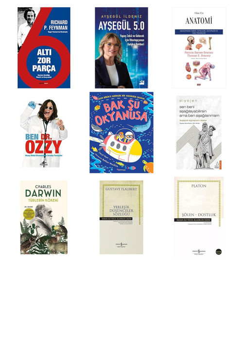 Alfa Yayıncılık Altı Zor Parça: Einstein Göreliliği, Simetri Ve Uzayzaman... +8 Bilim Kitabı