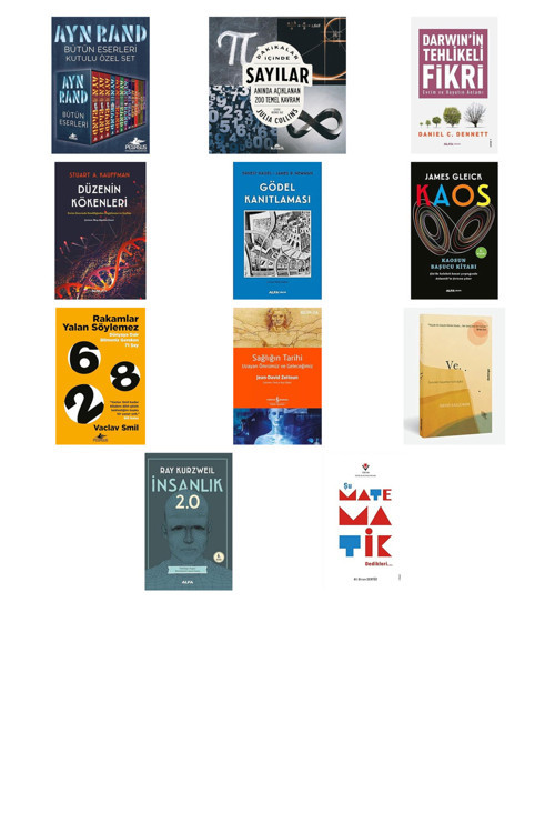 Alfa Yayıncılık Ayn Rand Bütün Eserleri Kutulu Özel Set (13 Kitap)... +10 Bilim Kitabı