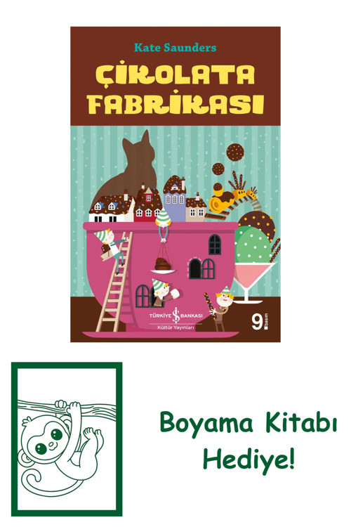 İş Bankası Kültür Yayınları Çikolata Fabrikası + Yapışkanlı Not Kağıdı