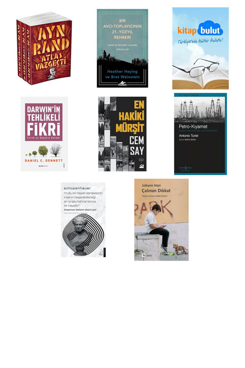 Alfa Yayıncılık Atlas Vazgeçti (3 Kitaplık Set)... +7 Bilim Kitabı