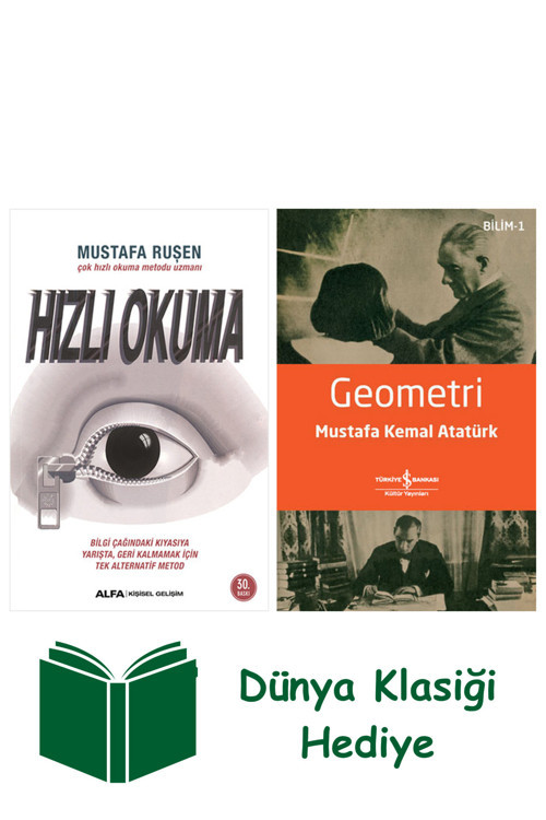 İş Bankası Kültür Yayınları Hızlı Okuma + Geometri + Dünya Klasiği Hediye