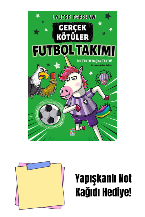 Say Yayınları Gerçek Kötüler Futbol Takımı + Yapışkanlı Not Kağıdı