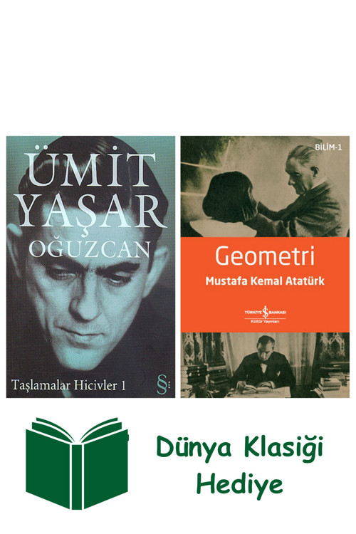 İş Bankası Kültür Yayınları Taşlamalar Hicivler 1 + Geometri + Dünya Klasiği Hediye
