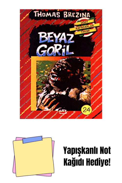 Say Yayınları Beyaz Goril + Yapışkanlı Not Kağıdı