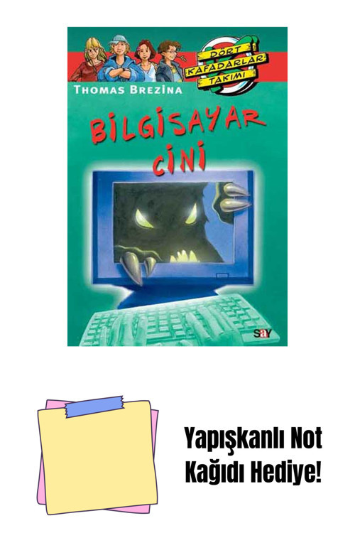 Say Yayınları Bilgisayar Cini + Yapışkanlı Not Kağıdı