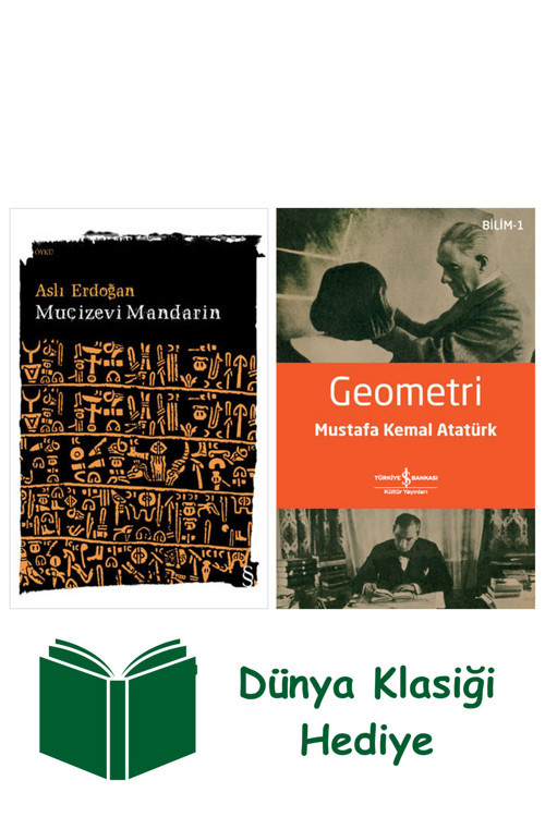 İş Bankası Kültür Yayınları Mucizevi Mandarin + Geometri + Dünya Klasiği Hediye
