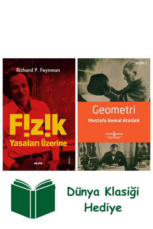 İş Bankası Kültür Yayınları Fizik Yasaları Üzerine + Geometri + Dünya Klasiği Hediye