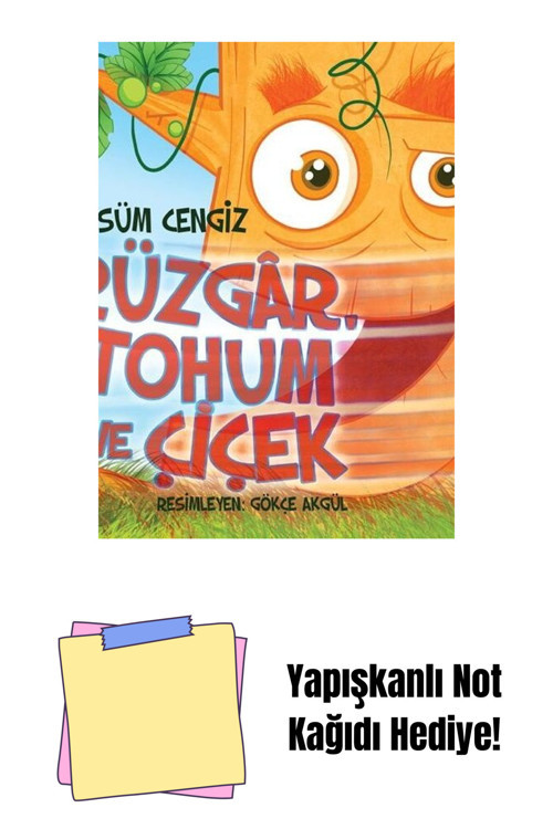 Say Yayınları Rüzgar Tohum Ve Çiçek + Yapışkanlı Not Kağıdı