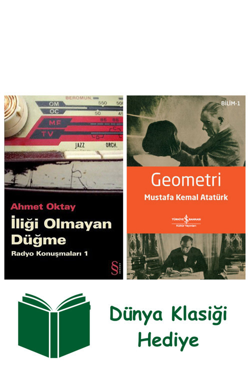 İş Bankası Kültür Yayınları İliği Olmayan Düğme + Geometri + Dünya Klasiği Hediye