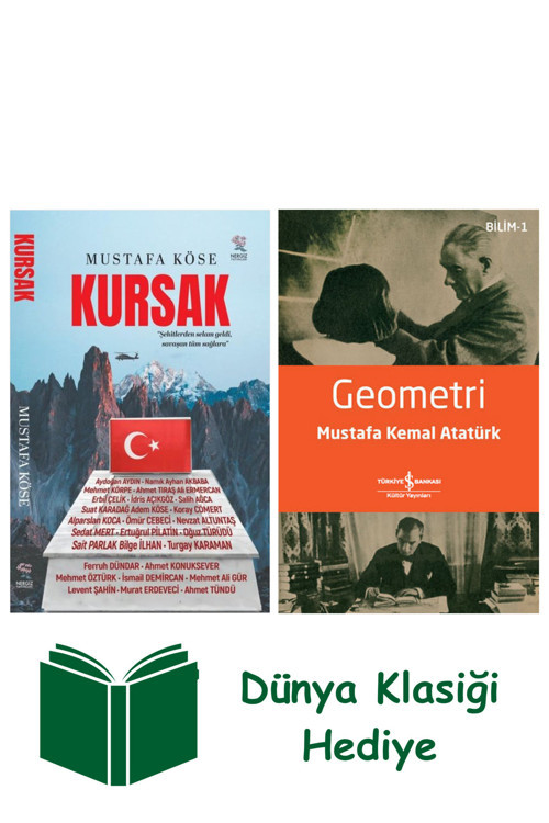 İş Bankası Kültür Yayınları Kursak + Geometri + Dünya Klasiği Hediye