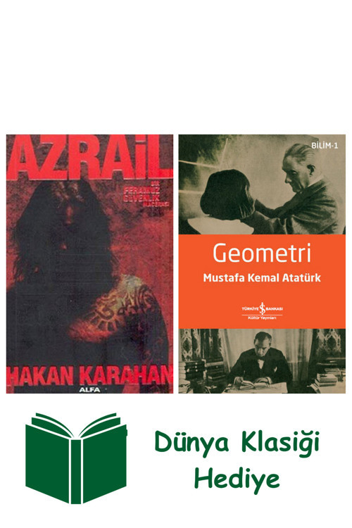 İş Bankası Kültür Yayınları Azrail + Geometri + Dünya Klasiği Hediye