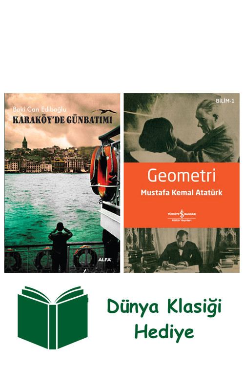 İş Bankası Kültür Yayınları Karaköy'De Günbatımı + Geometri + Dünya Klasiği Hediye