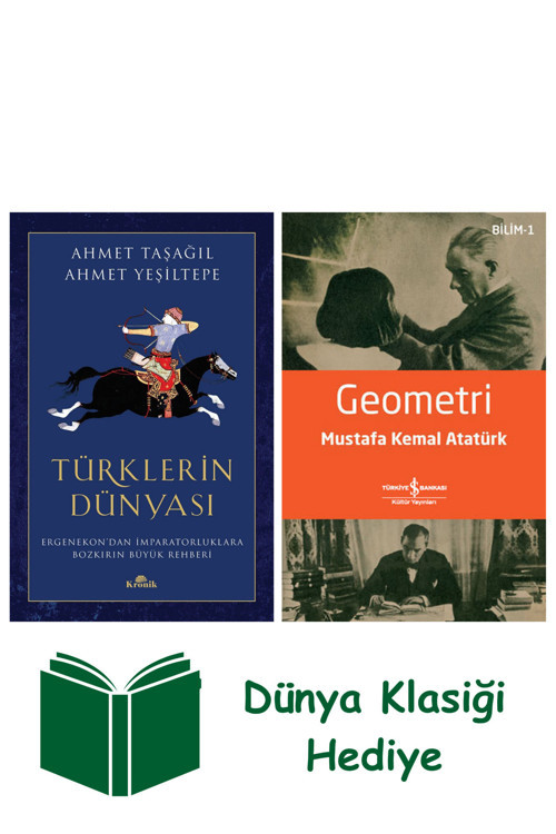 İş Bankası Kültür Yayınları Türklerin Dünyası + Geometri + Dünya Klasiği Hediye