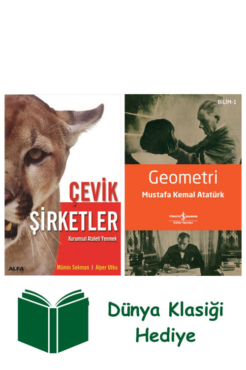 İş Bankası Kültür Yayınları Çevik Şirketler + Geometri + Dünya Klasiği Hediye