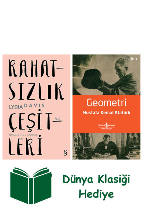 İş Bankası Kültür Yayınları Rahatsızlık Çeşitleri + Geometri + Dünya Klasiği Hediye