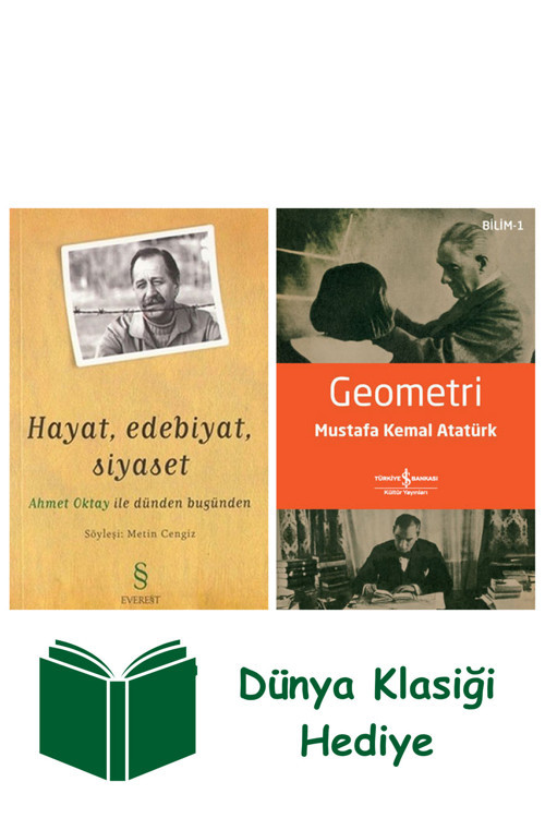 İş Bankası Kültür Yayınları Hayat, Edebiyat, Siyaset + Geometri + Dünya Klasiği Hediye