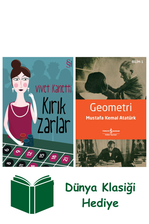İş Bankası Kültür Yayınları Kırık Zarlar + Geometri + Dünya Klasiği Hediye