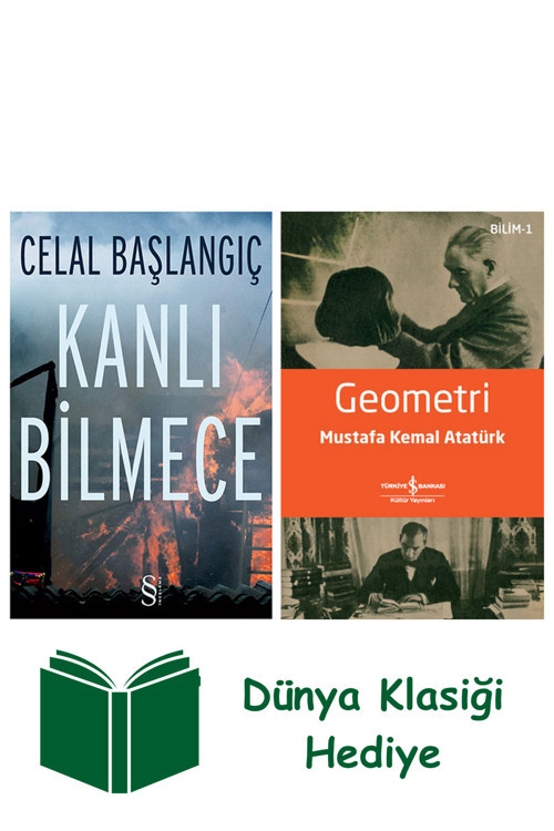 İş Bankası Kültür Yayınları Kanlı Bilmece + Geometri + Dünya Klasiği Hediye