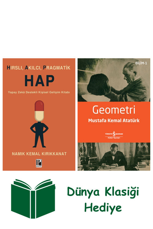 İş Bankası Kültür Yayınları Hap + Geometri + Dünya Klasiği Hediye