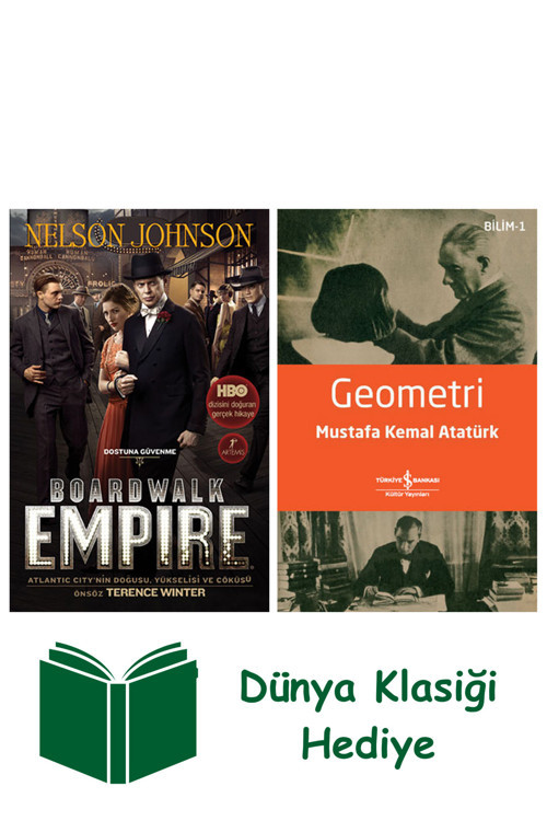 İş Bankası Kültür Yayınları Boardwalk Empire + Geometri + Dünya Klasiği Hediye