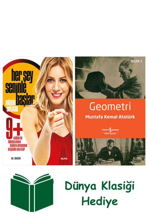 İş Bankası Kültür Yayınları Her Şey Seninle Başlar 9+ + Geometri + Dünya Klasiği Hediye