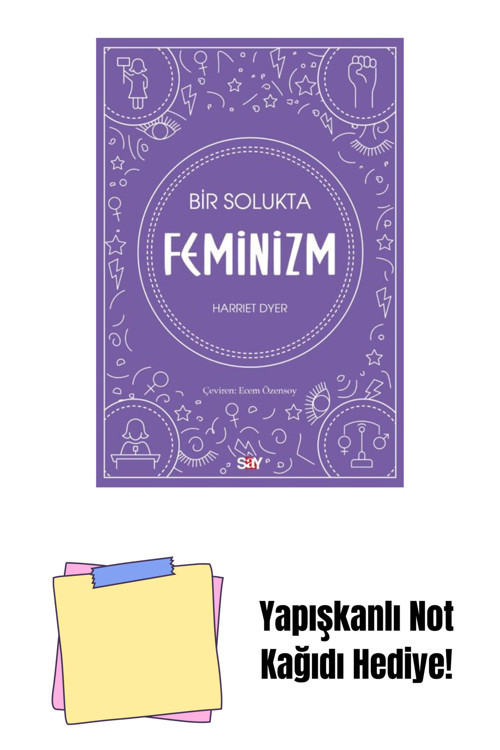 Say Yayınları Bir Solukta Feminizm + Yapışkanlı Not Kağıdı