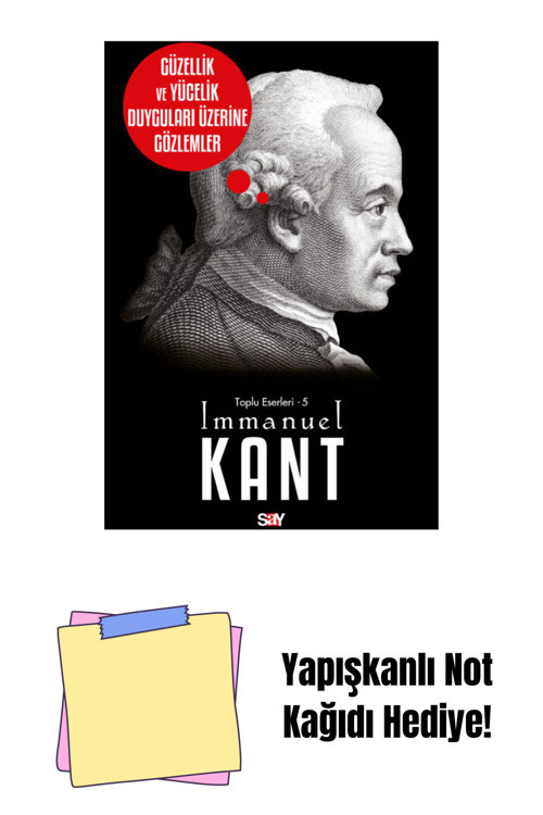 Say Yayınları Güzellik Ve Yücelik Duyguları Üzerine Gözlemler + Yapışkanlı Not Kağıdı