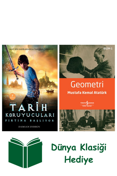 İş Bankası Kültür Yayınları Tarih Koruyucuları + Geometri + Dünya Klasiği Hediye