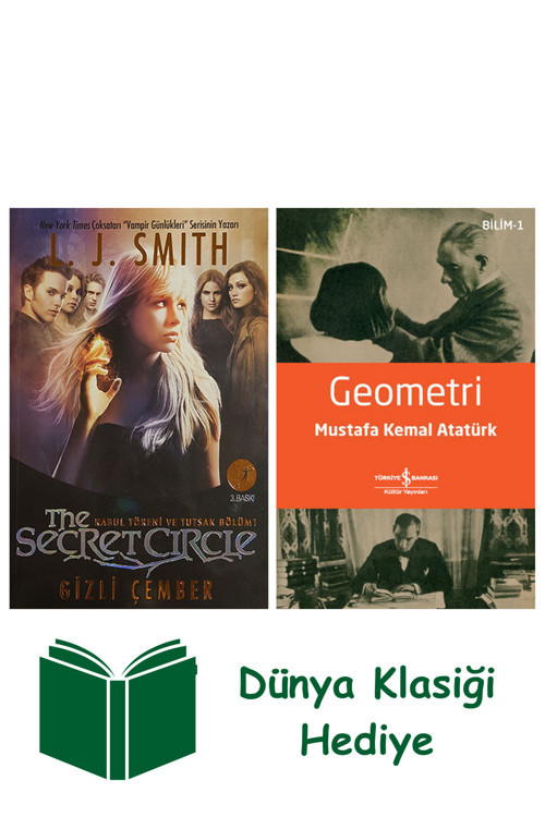 İş Bankası Kültür Yayınları The Secret Circle + Geometri + Dünya Klasiği Hediye