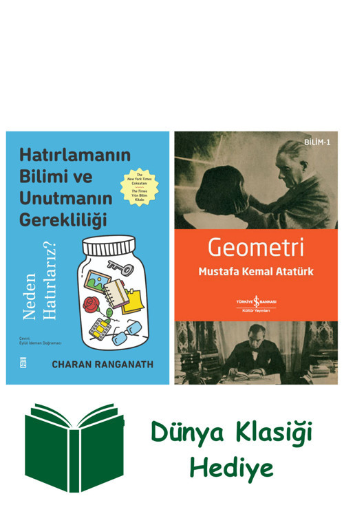 İş Bankası Kültür Yayınları Hatırlamanın Bilimi Ve Unutmanın Gerekliliği + Geometri + Dünya Klasiği Hediye