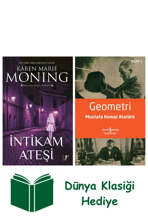 İş Bankası Kültür Yayınları İntikam Ateşi + Geometri + Dünya Klasiği Hediye