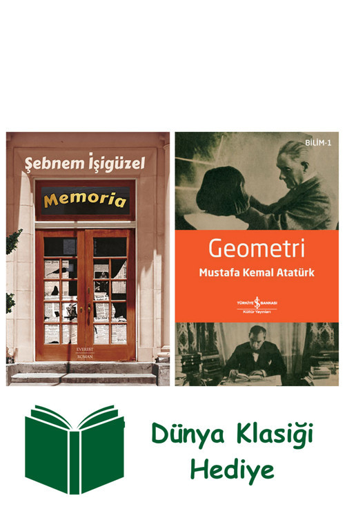 İş Bankası Kültür Yayınları Memoria (Ciltli) + Geometri + Dünya Klasiği Hediye