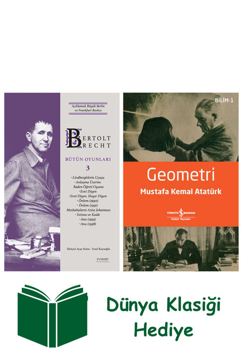İş Bankası Kültür Yayınları Bertolt Brecht - Bütün Oyunları 3 (Ciltli) + Geometri + Dünya Klasiği Hediye
