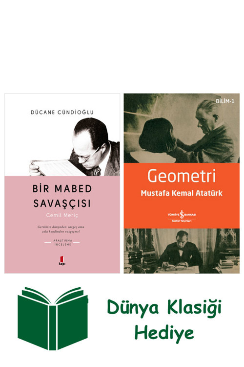 İş Bankası Kültür Yayınları Bir Mabed Savaşçısı + Geometri + Dünya Klasiği Hediye
