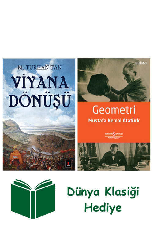 İş Bankası Kültür Yayınları Viyana Dönüşü + Geometri + Dünya Klasiği Hediye
