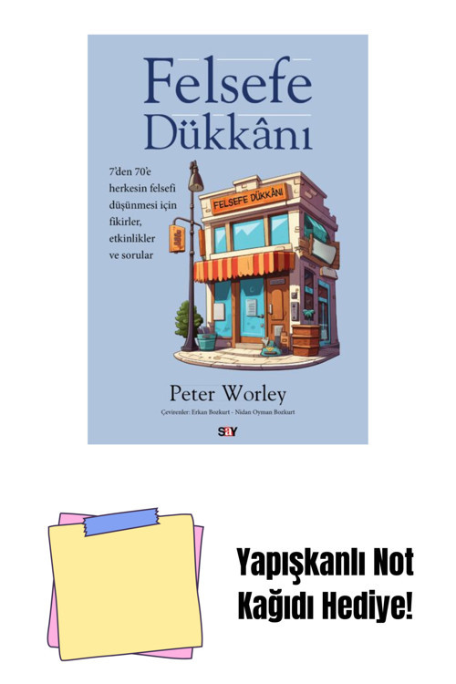 Say Yayınları Felsefe Dükkanı + Yapışkanlı Not Kağıdı