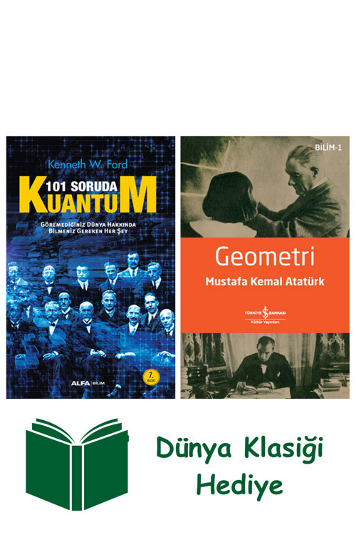 İş Bankası Kültür Yayınları 101 Soruda Kuantum + Geometri + Dünya Klasiği Hediye