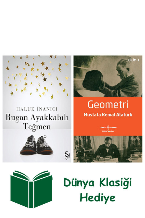 İş Bankası Kültür Yayınları Rugan Ayakkabılı Teğmen + Geometri + Dünya Klasiği Hediye