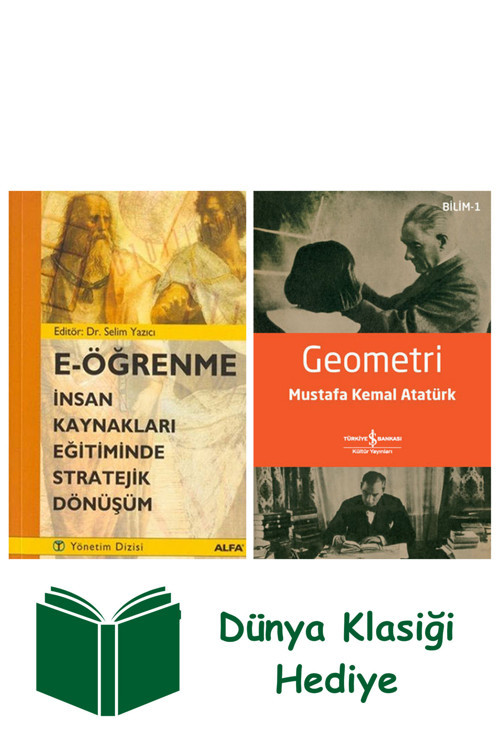 İş Bankası Kültür Yayınları E-Öğrenme + Geometri + Dünya Klasiği Hediye