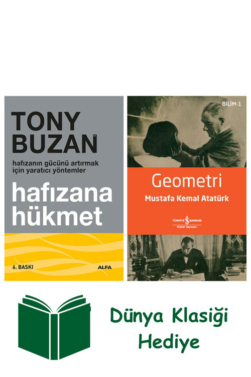 İş Bankası Kültür Yayınları Hafızana Hükmet + Geometri + Dünya Klasiği Hediye