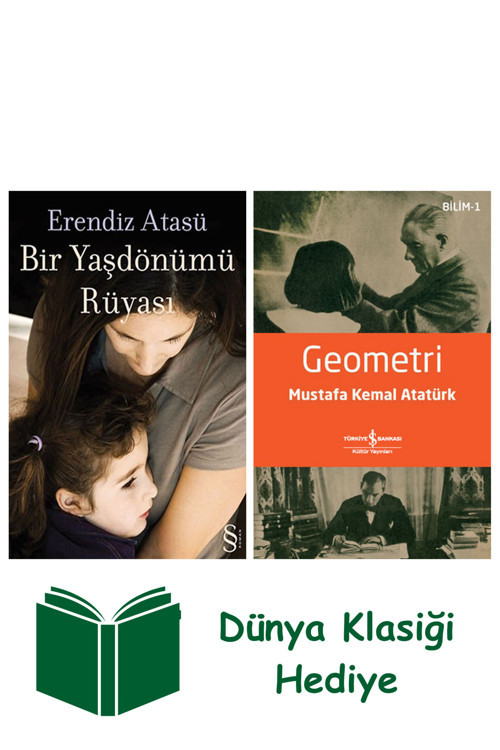 İş Bankası Kültür Yayınları Bir Yaşdönümü Rüyası + Geometri + Dünya Klasiği Hediye