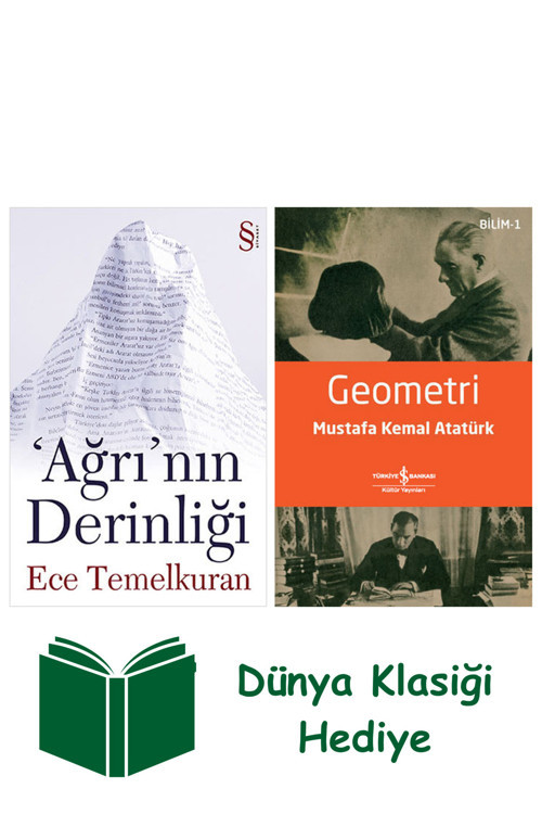 İş Bankası Kültür Yayınları Ağrı'Nın Derinliği + Geometri + Dünya Klasiği Hediye