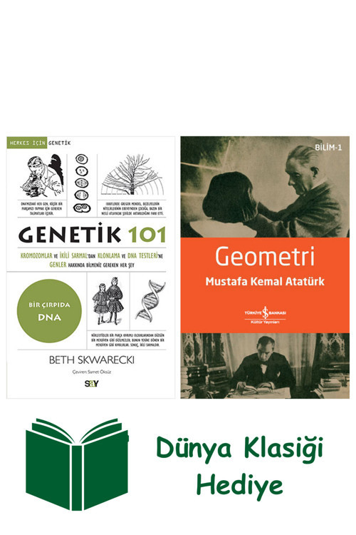 İş Bankası Kültür Yayınları Genetik 101 + Geometri + Dünya Klasiği Hediye
